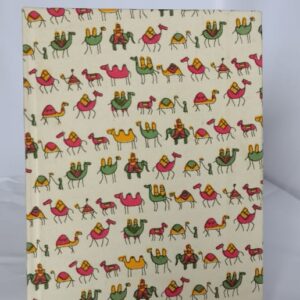 6by8 fabric diary Jaipuri print